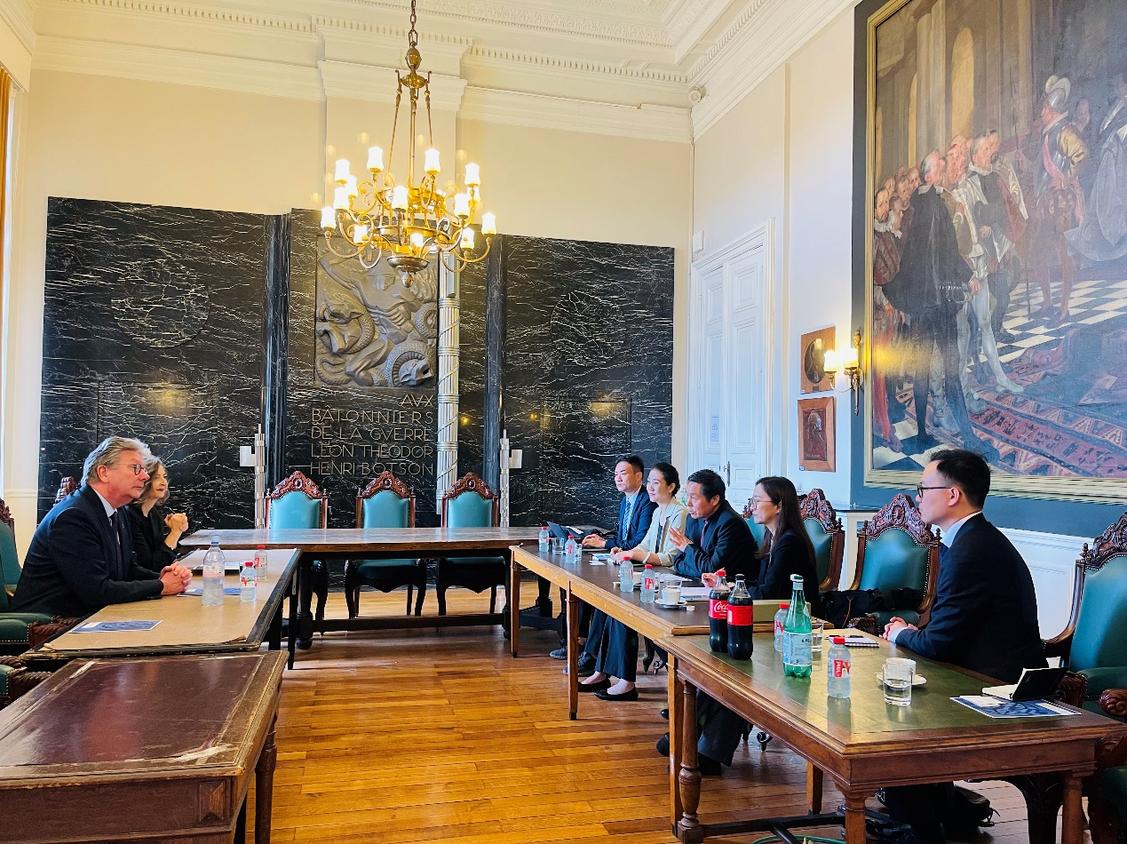 贸仲代表团与比利时布鲁塞尔律师协会、比利时最高法院等法律机构开展广泛交流-中国国际经济贸易仲裁委员会